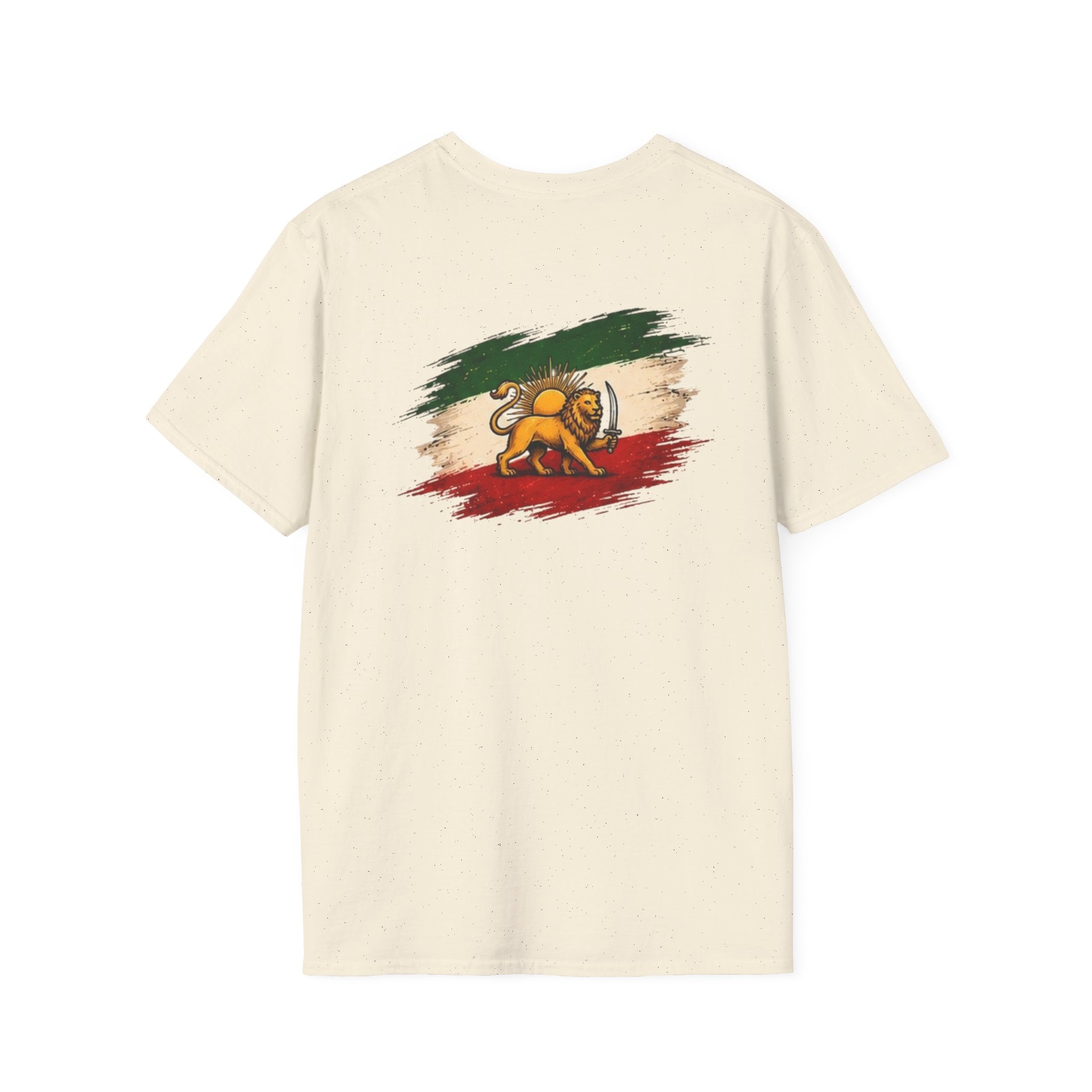 Persian Lion Flag T-Shirt — Vintage Iranian Flag Design