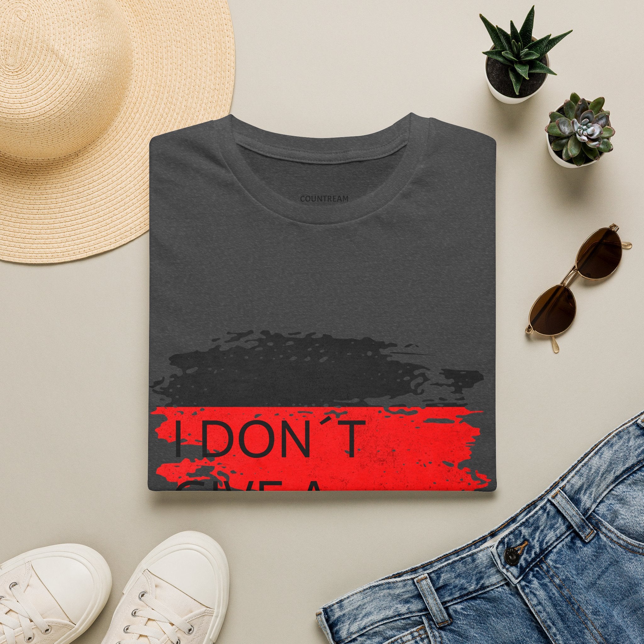 T‑Shirt — "I Don’t Give a Schnitzel" German Flag Graphic Tee