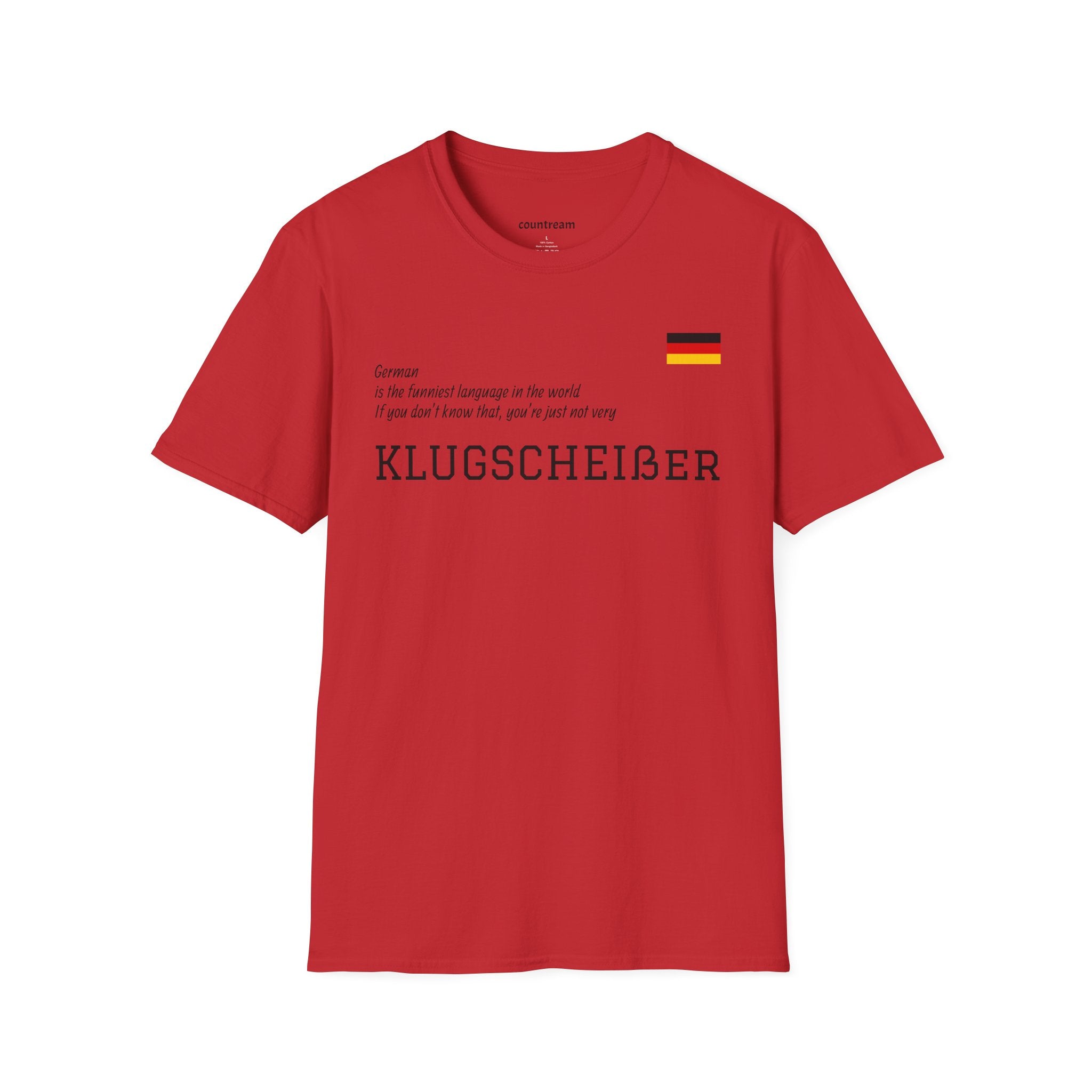 T-Shirt — 'KLUGSCHEIßER' German Flag Graphic Tee