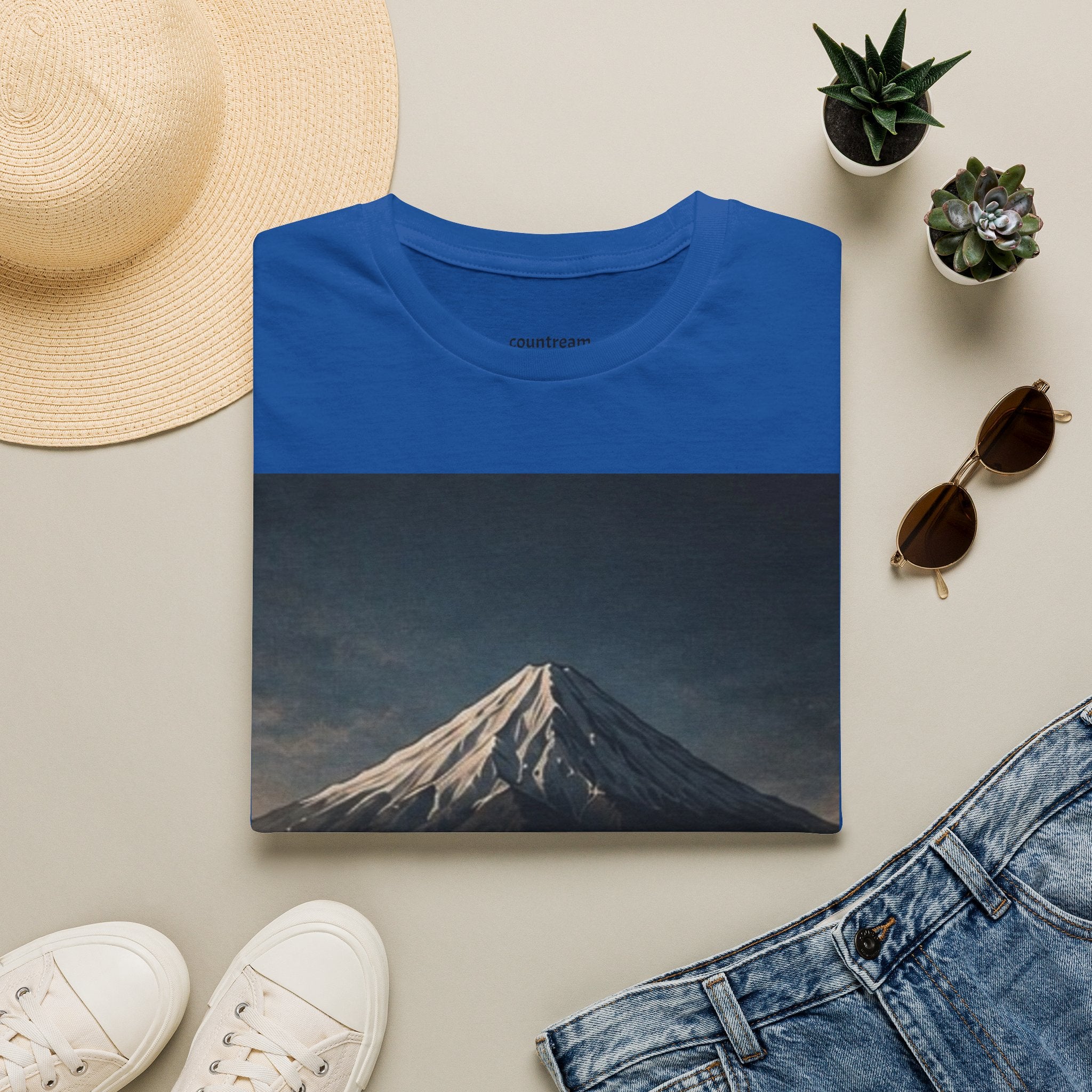Mountain Landscape T‑Shirt — '8-9 January' Scenic Print