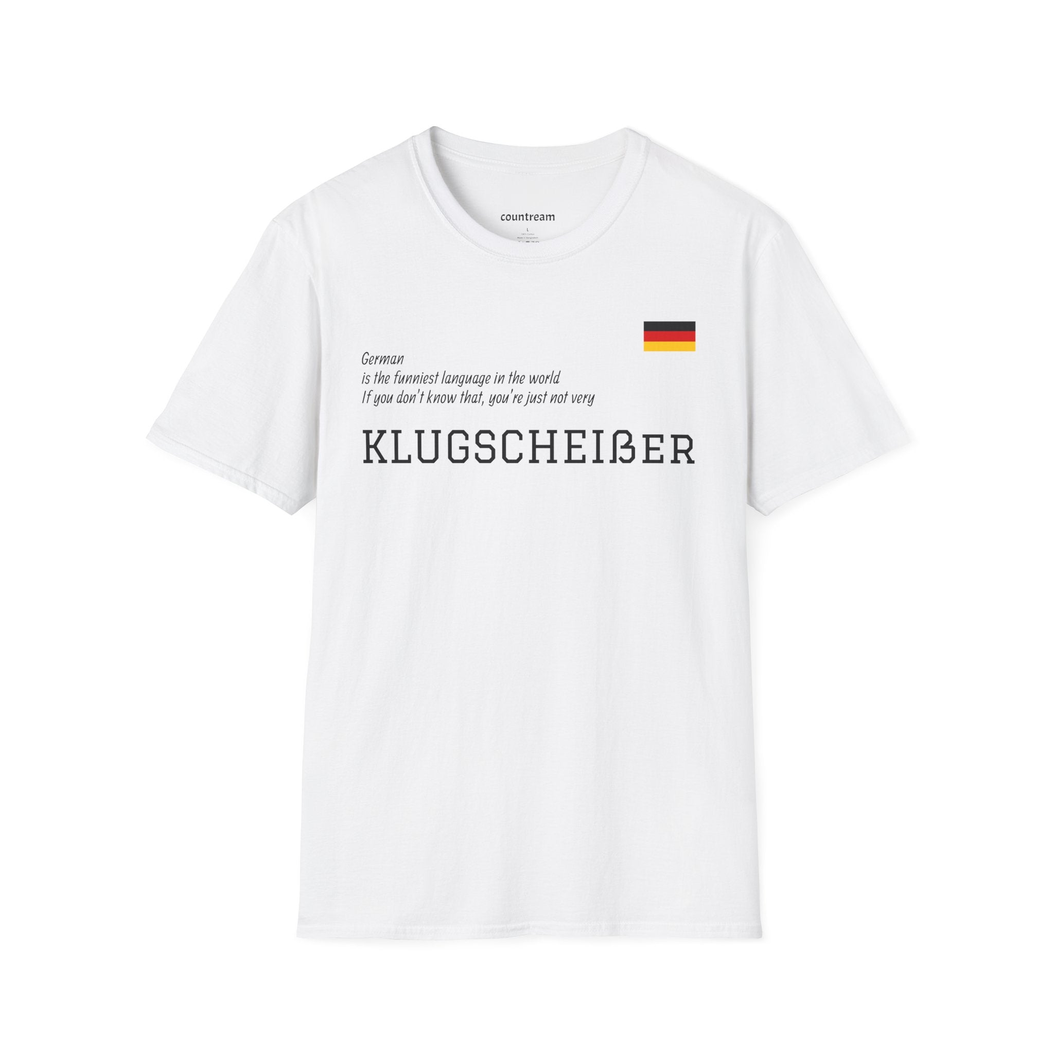 T-Shirt — 'KLUGSCHEIßER' German Flag Graphic Tee