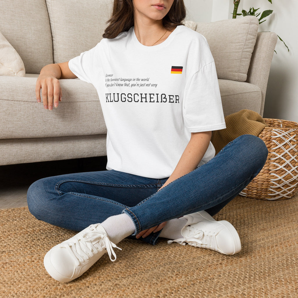 T-Shirt — 'KLUGSCHEIßER' German Flag Graphic Tee