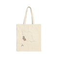 Map Outline Canvas Tote — Minimalist Hawaii Island Graphic Tote Bag
