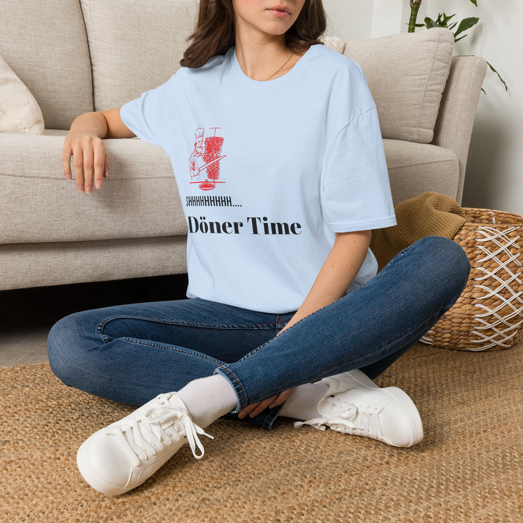 Doner Time T‑Shirt – Funny Shawarma Chef 'Shhhhhhhh...' Graphic Tee