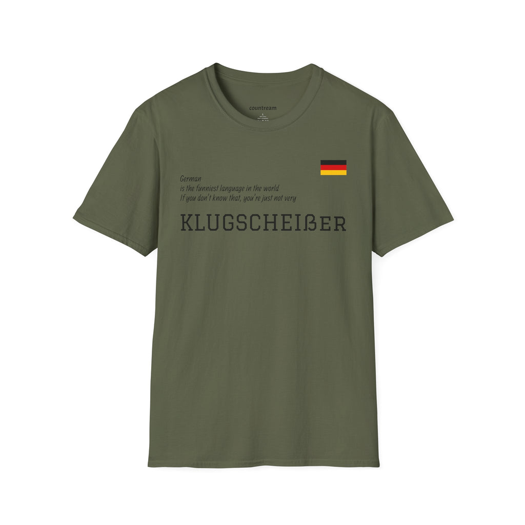T-Shirt — 'KLUGSCHEIßER' German Flag Graphic Tee