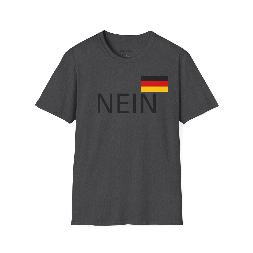 Nein T-Shirt with German Flag — Funny German Word Tee