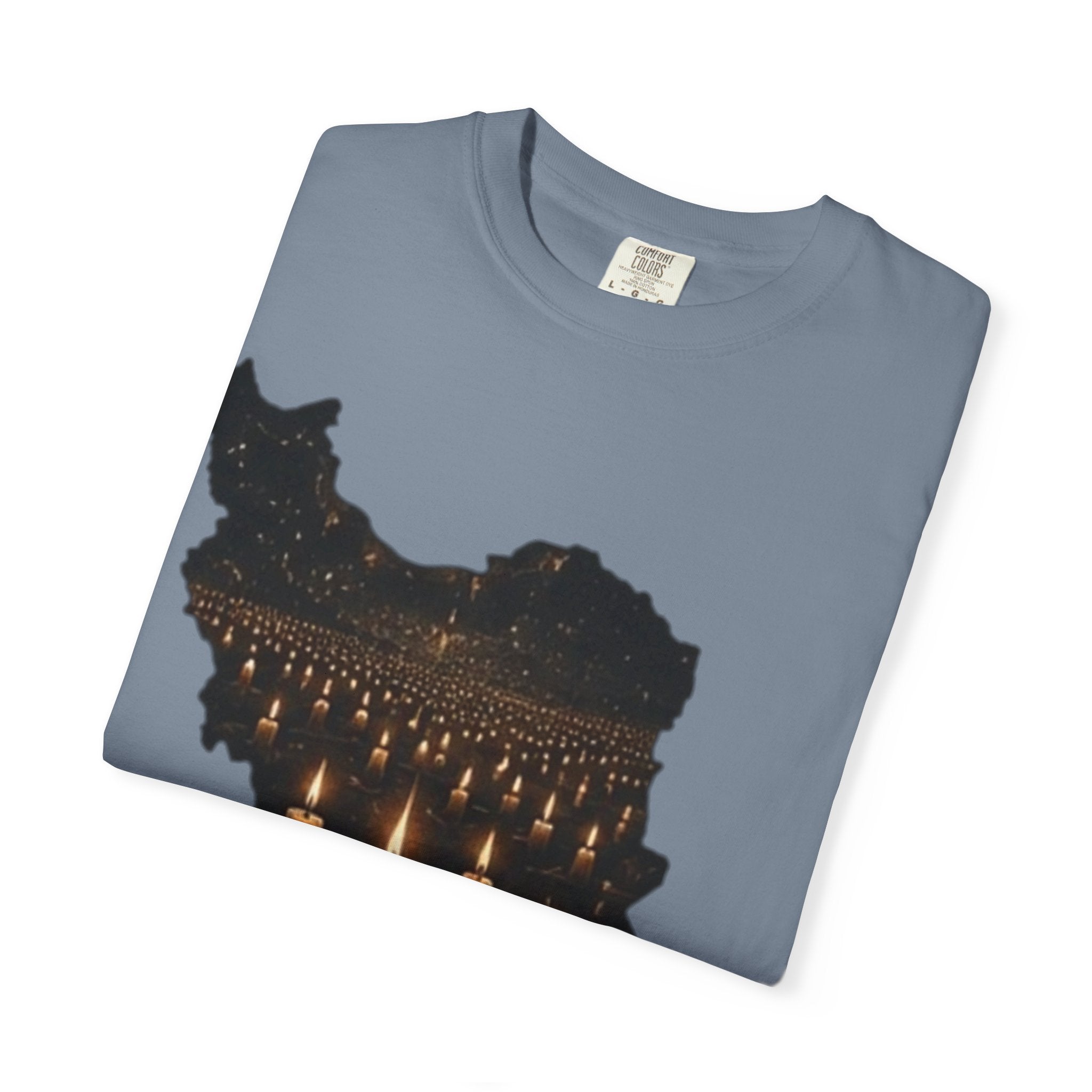 Memorial Candlemap T‑Shirt — Iran Candlelight Vigil 8-9 January / 18-19 Tribute