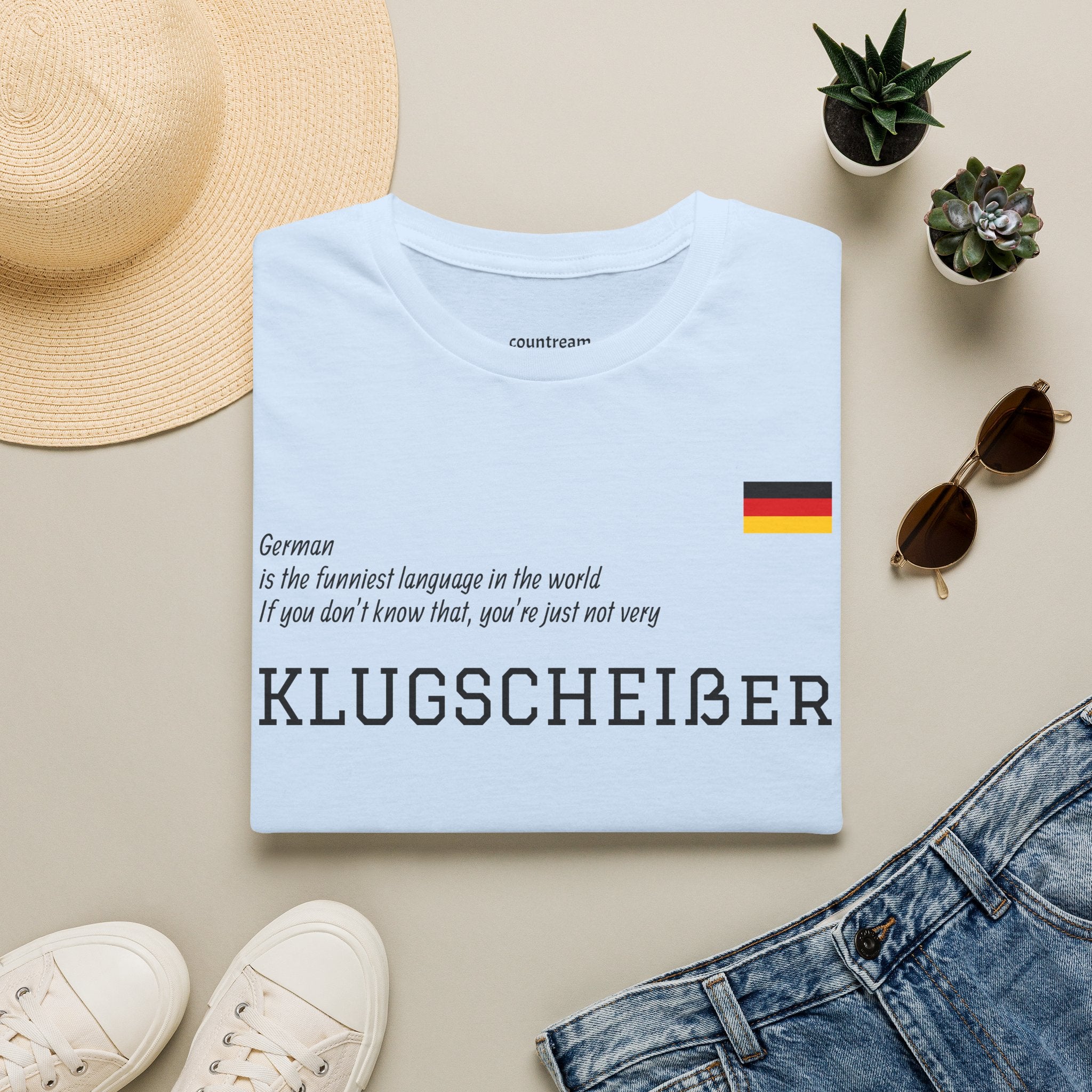 T-Shirt — 'KLUGSCHEIßER' German Flag Graphic Tee