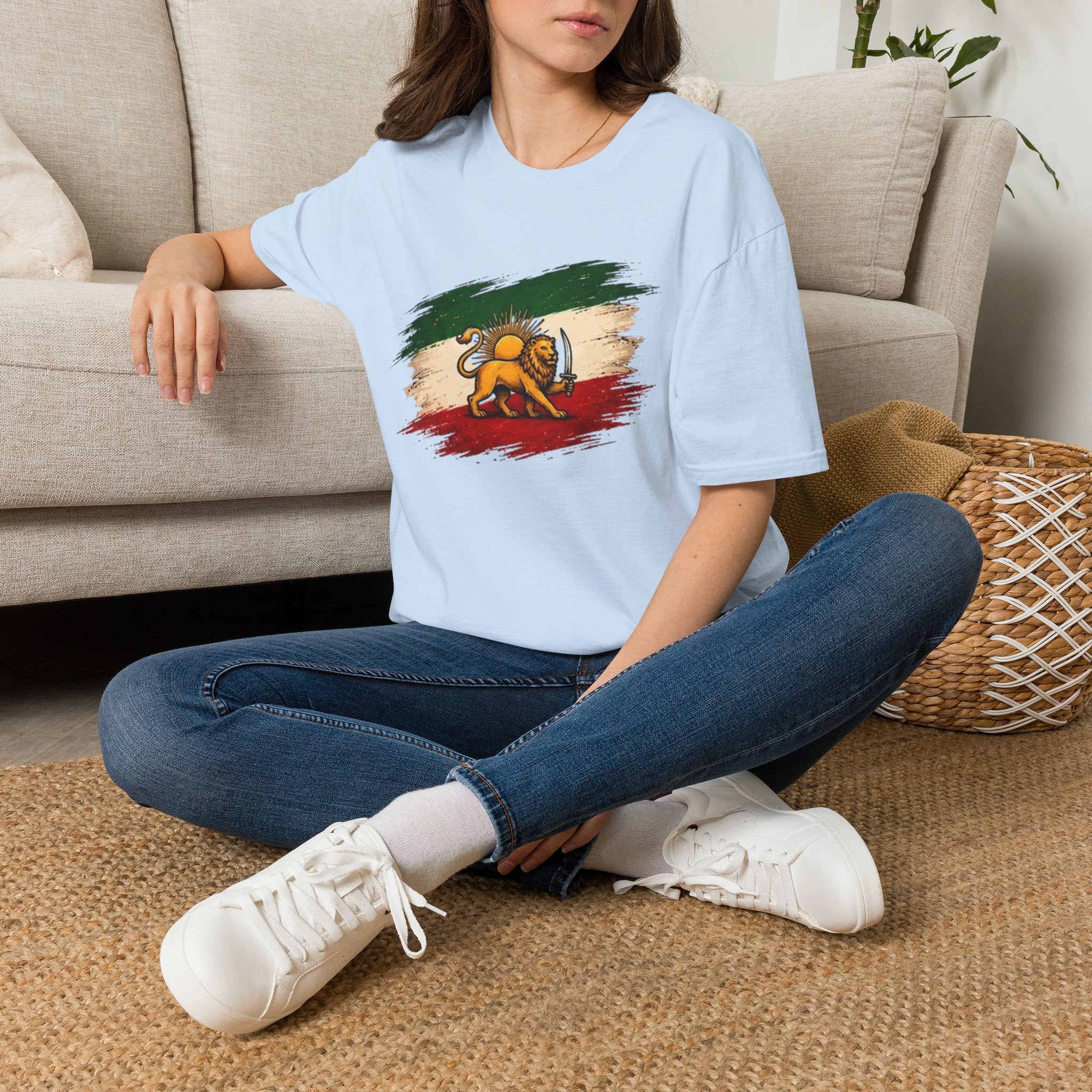 Lion of Judah Flag T-Shirt — Rastafarian Ethiopian Heritage Tee