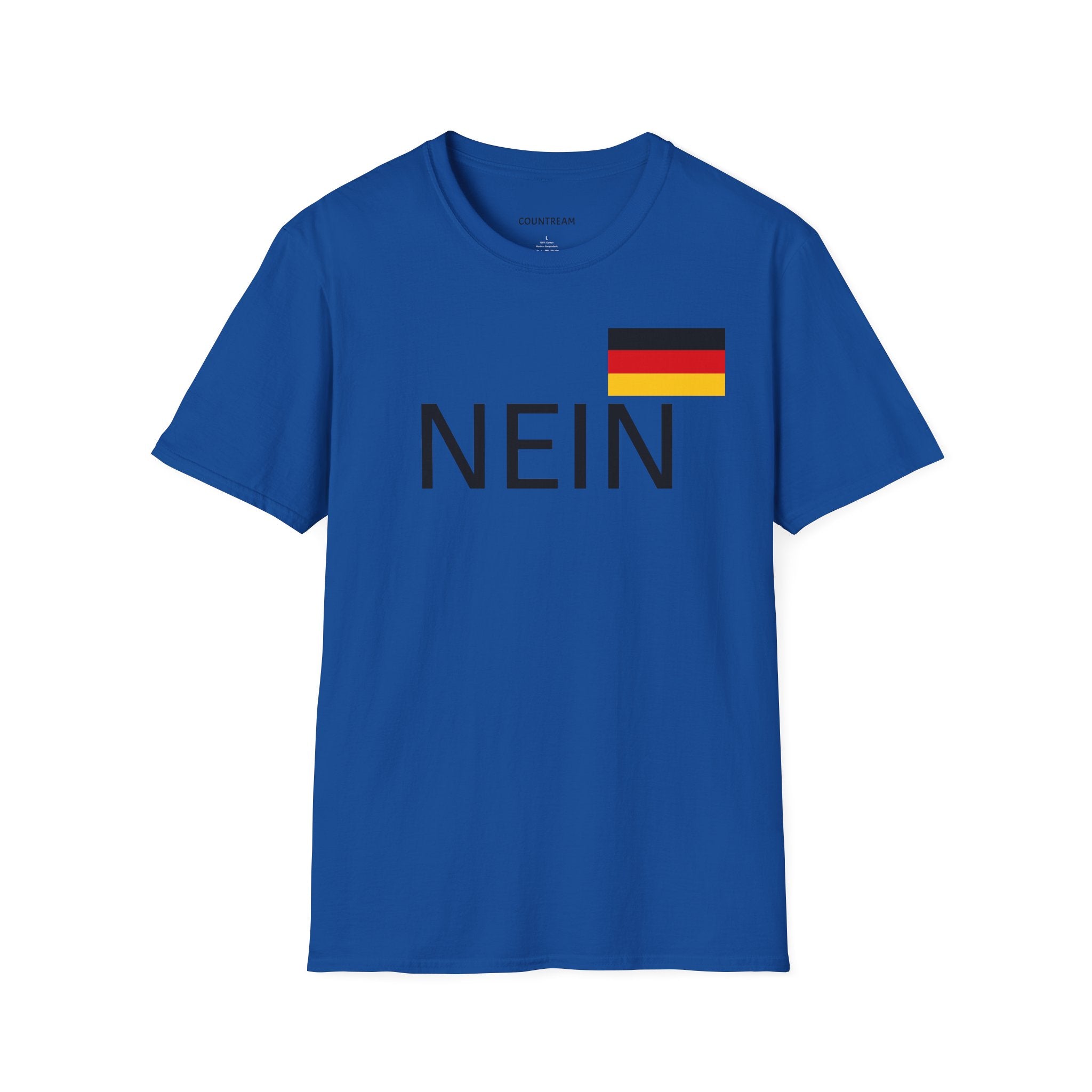 Nein T-Shirt with German Flag — Funny German Word Tee