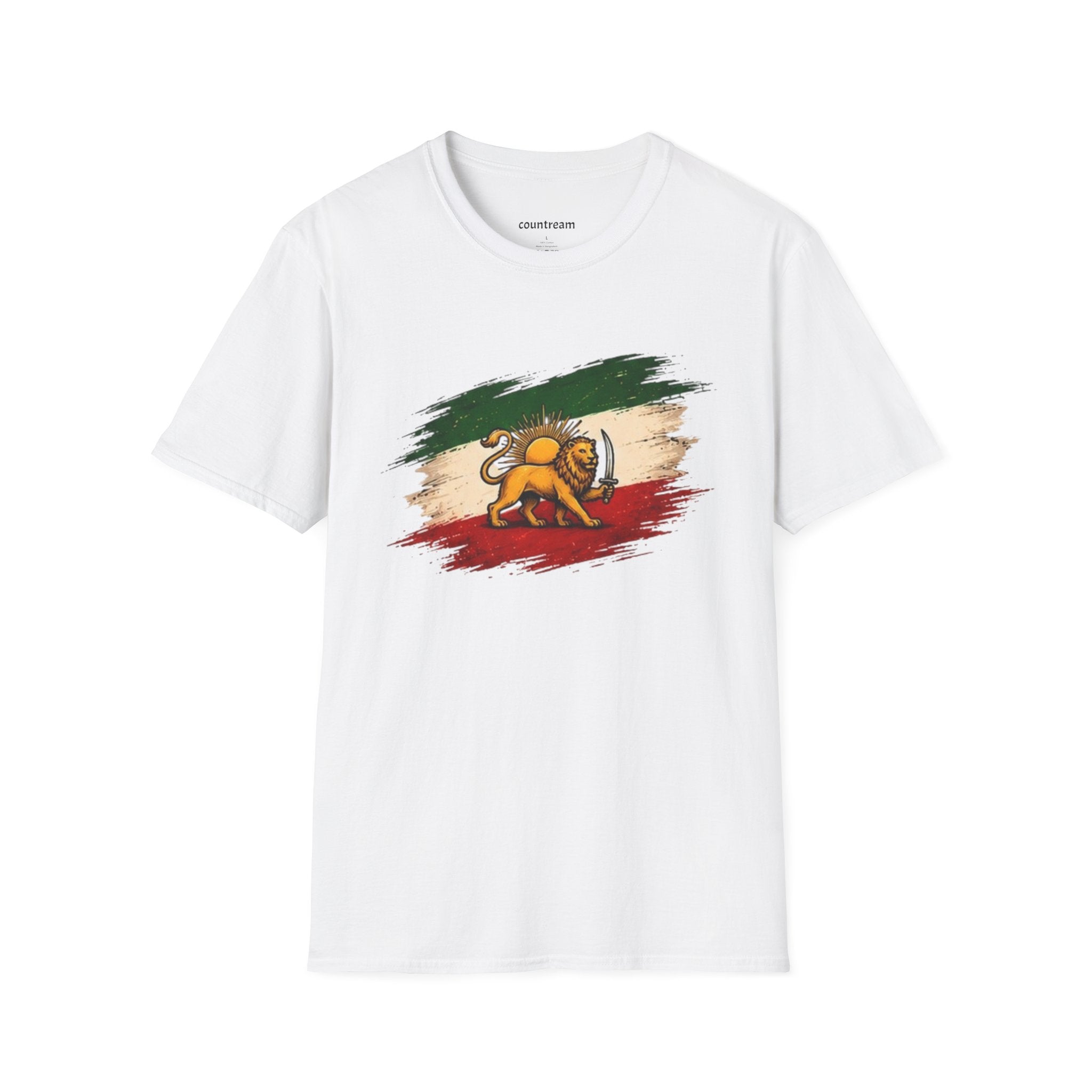 Lion of Judah Flag T-Shirt — Rastafarian Ethiopian Heritage Tee