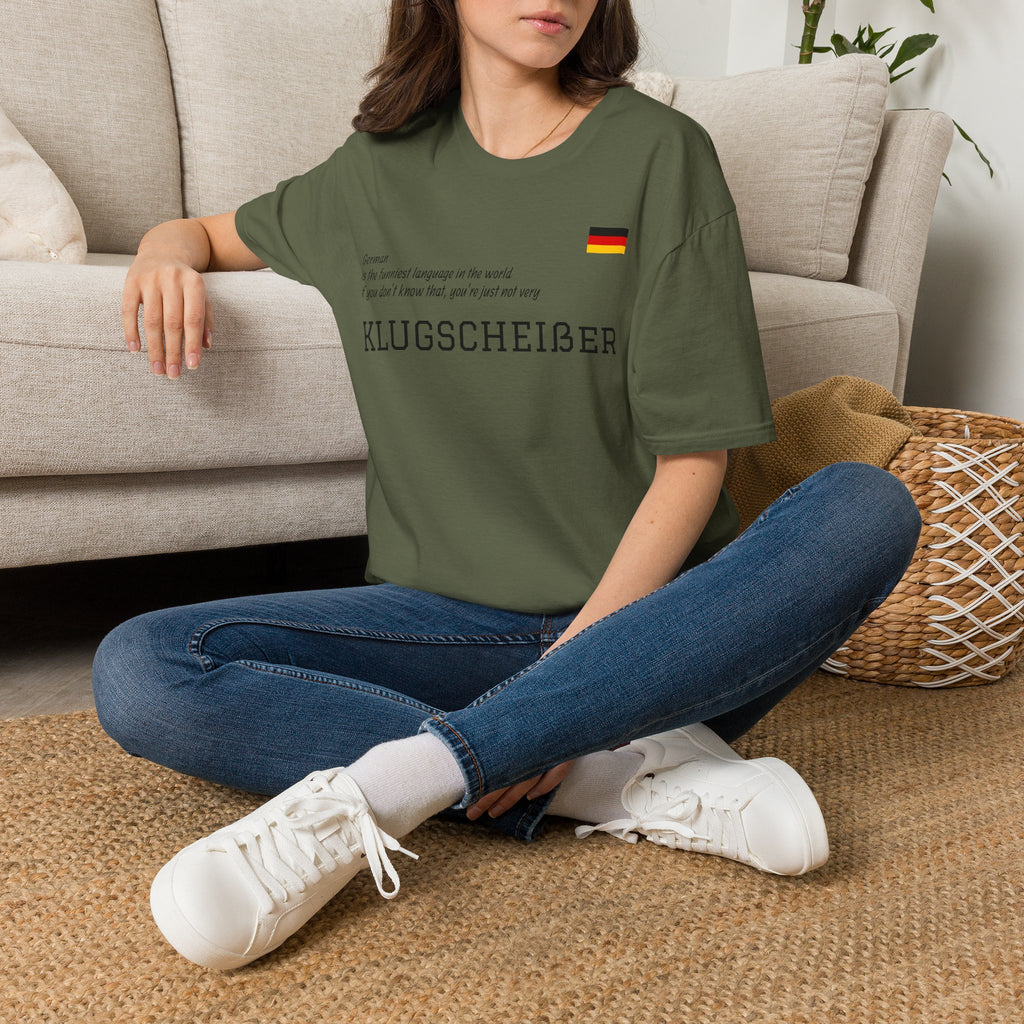 T-Shirt — 'KLUGSCHEIßER' German Flag Graphic Tee