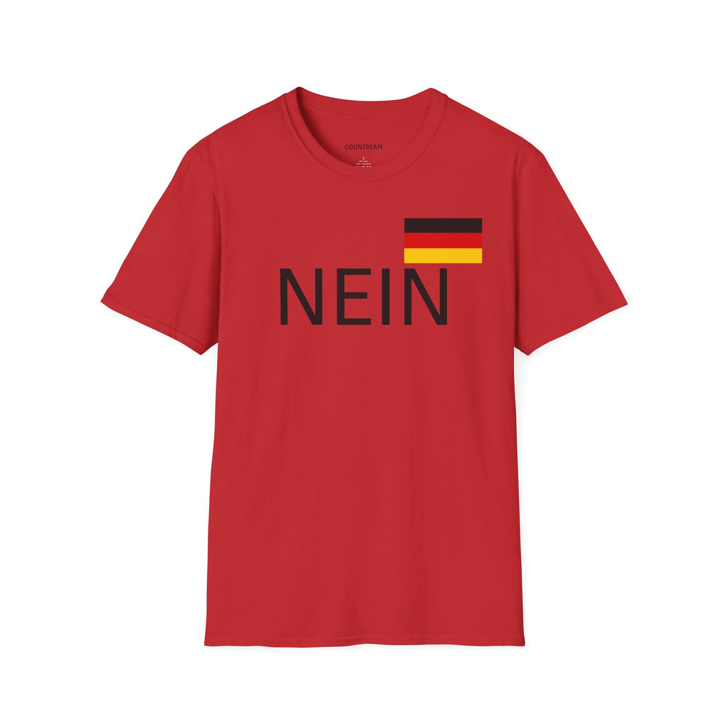 Nein T-Shirt with German Flag — Funny German Word Tee
