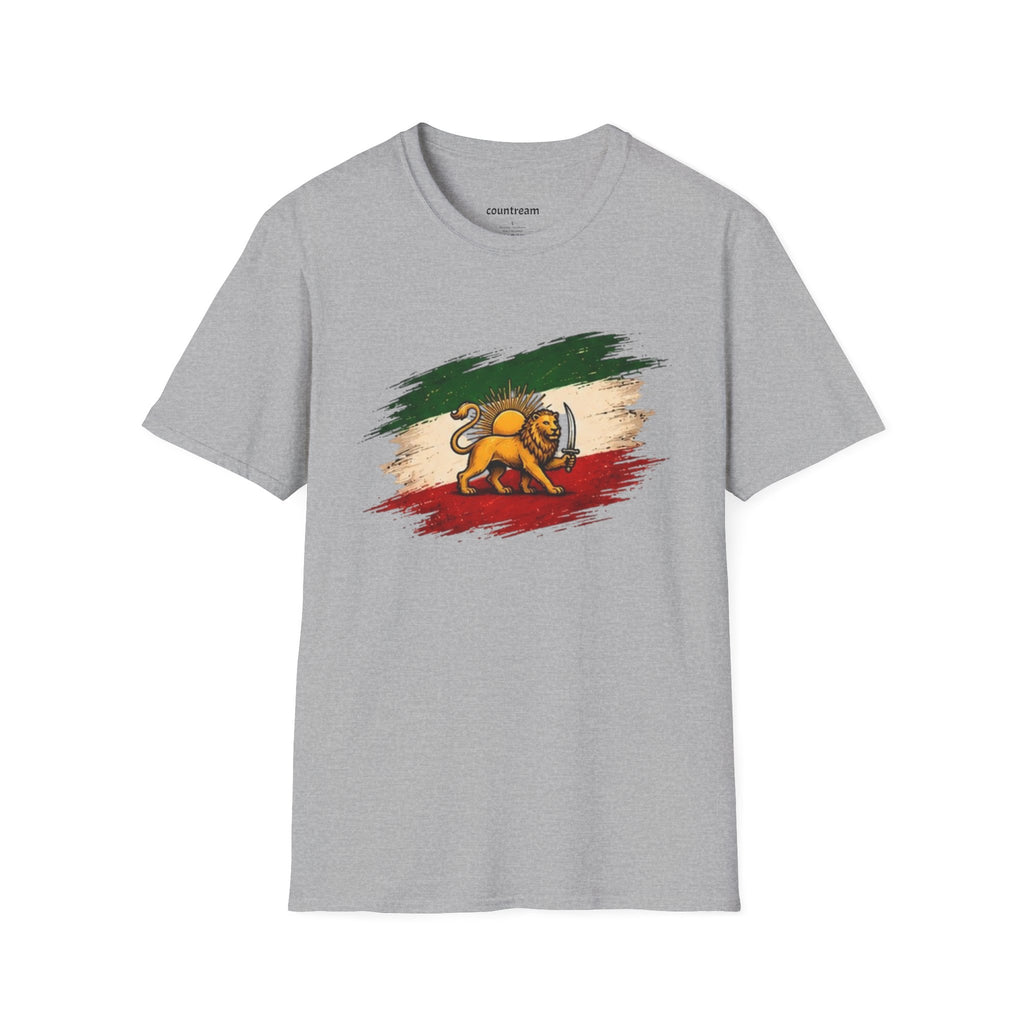 Lion of Judah Flag T-Shirt — Rastafarian Ethiopian Heritage Tee