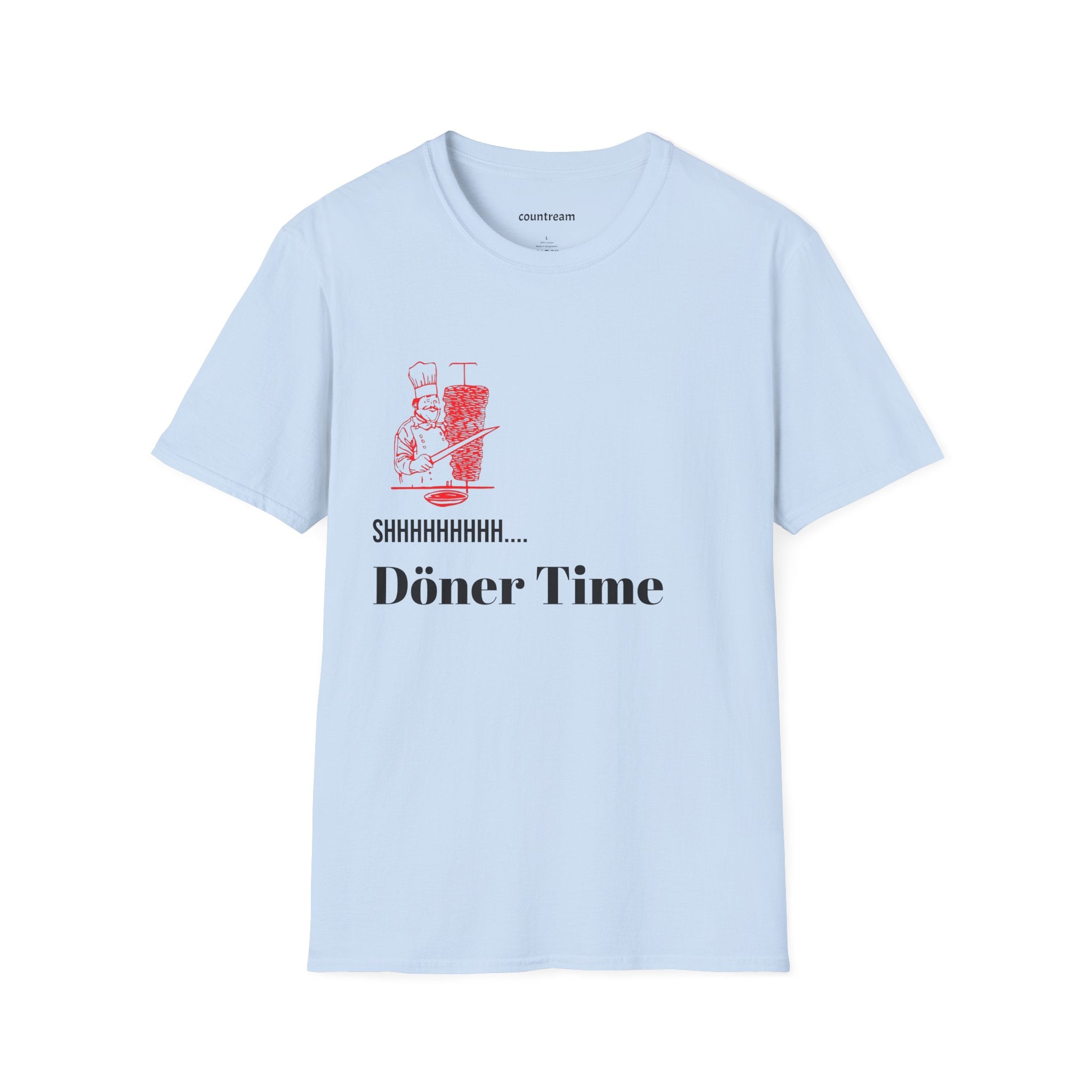 Doner Time T‑Shirt – Funny Shawarma Chef 'Shhhhhhhh...' Graphic Tee