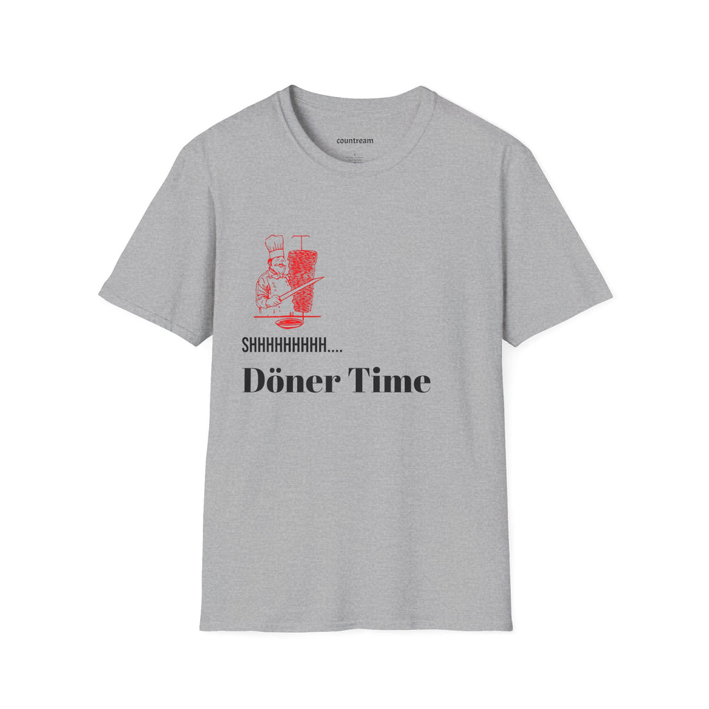 Doner Time T‑Shirt – Funny Shawarma Chef 'Shhhhhhhh...' Graphic Tee