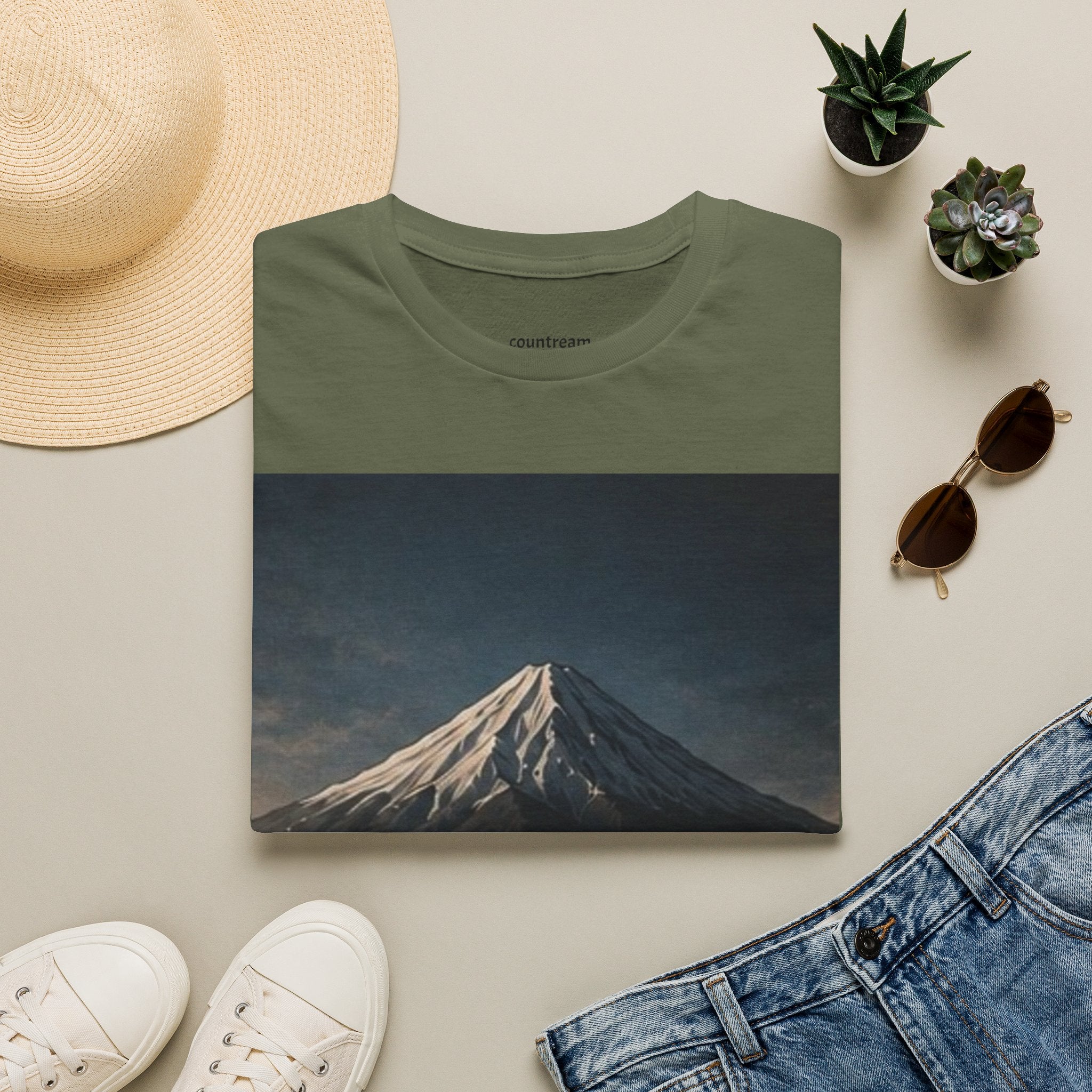 Mountain Landscape T‑Shirt — '8-9 January' Scenic Print