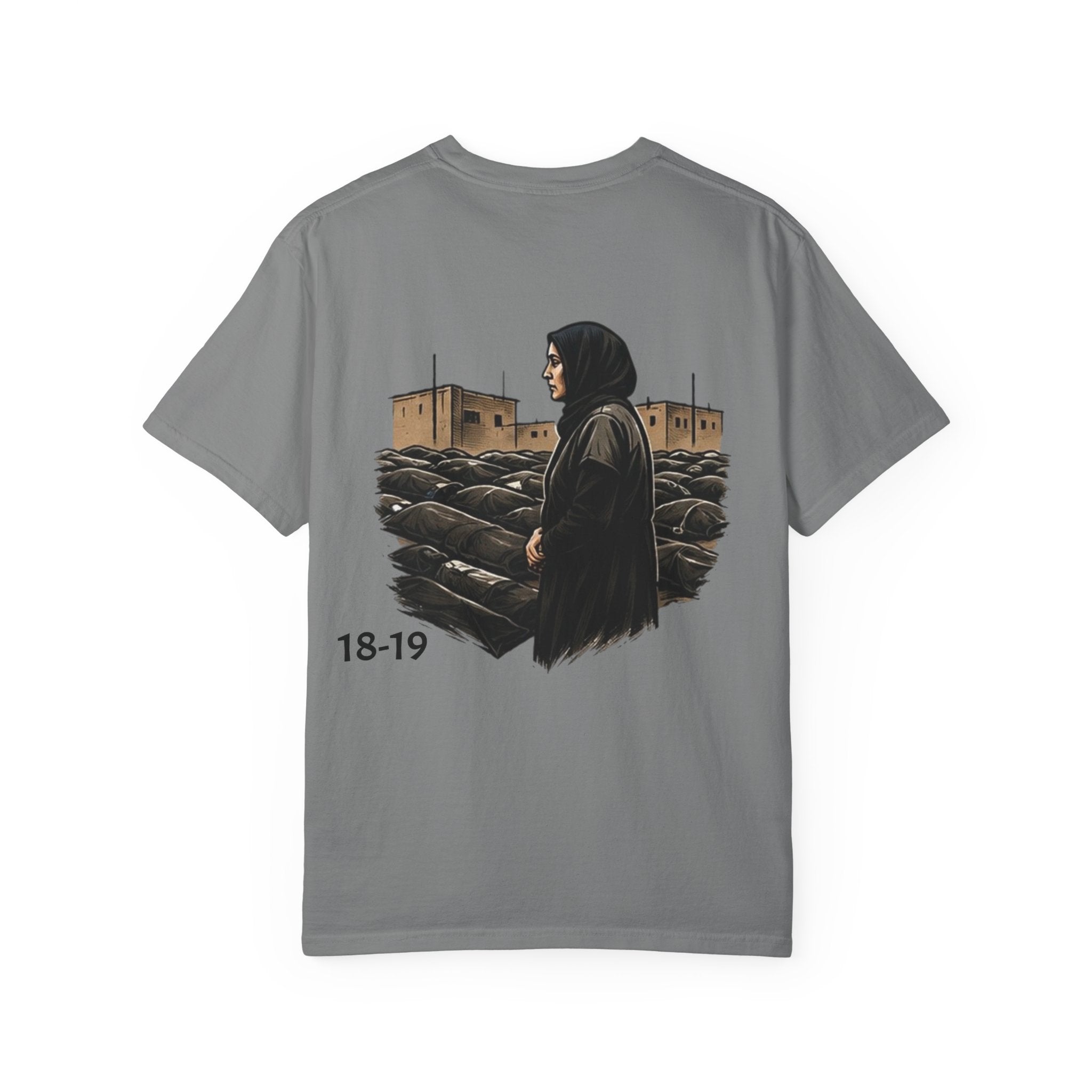 Memorial Candlemap T‑Shirt — Iran Candlelight Vigil 8-9 January / 18-19 Tribute