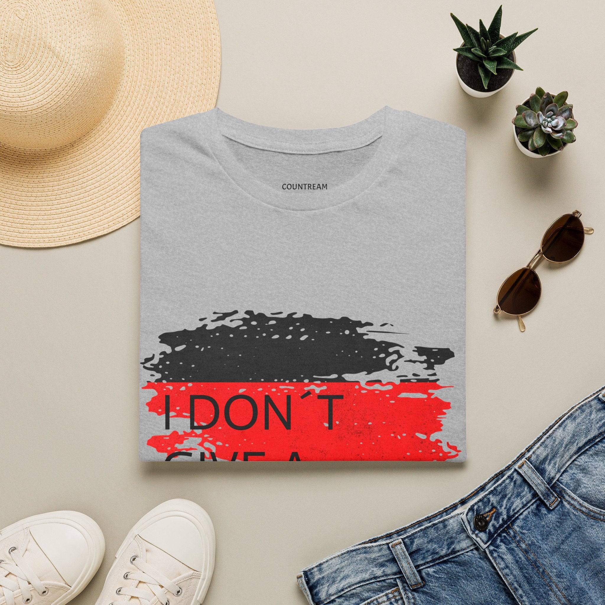 T‑Shirt — "I Don’t Give a Schnitzel" German Flag Graphic Tee