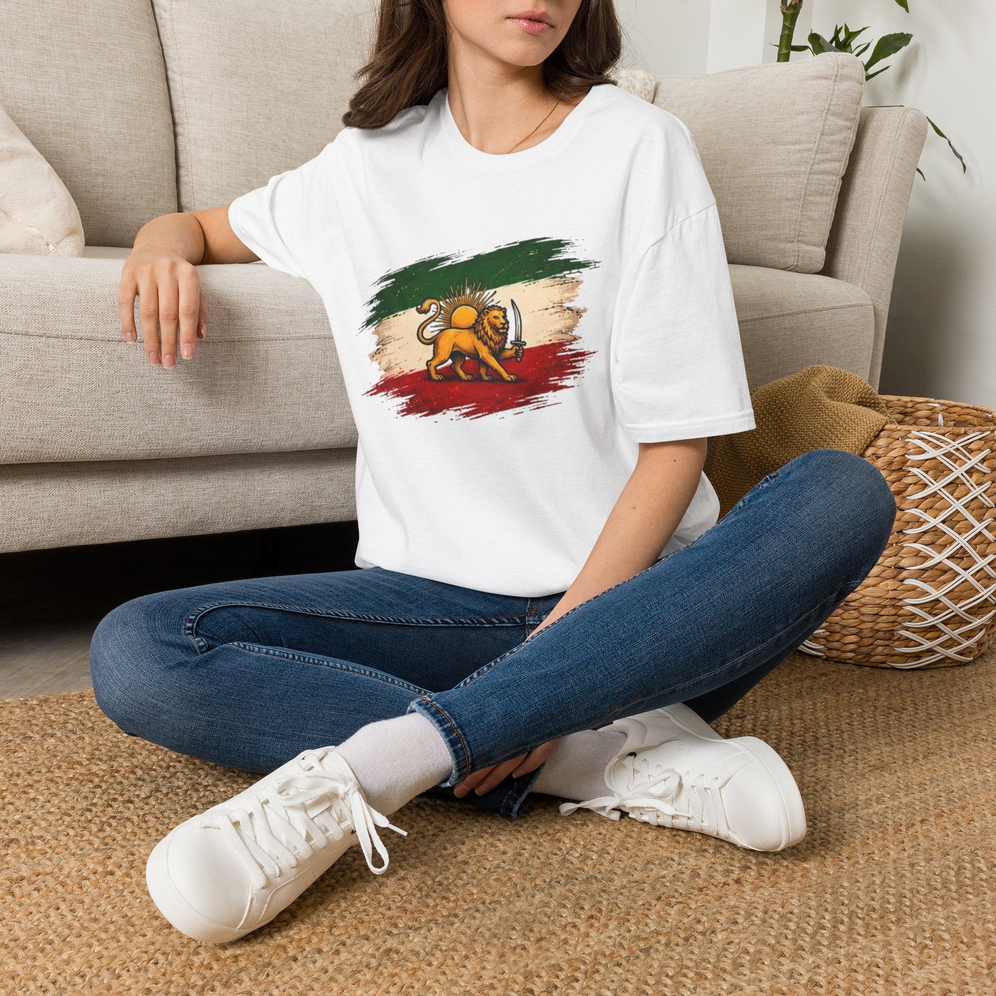 Lion of Judah Flag T-Shirt — Rastafarian Ethiopian Heritage Tee
