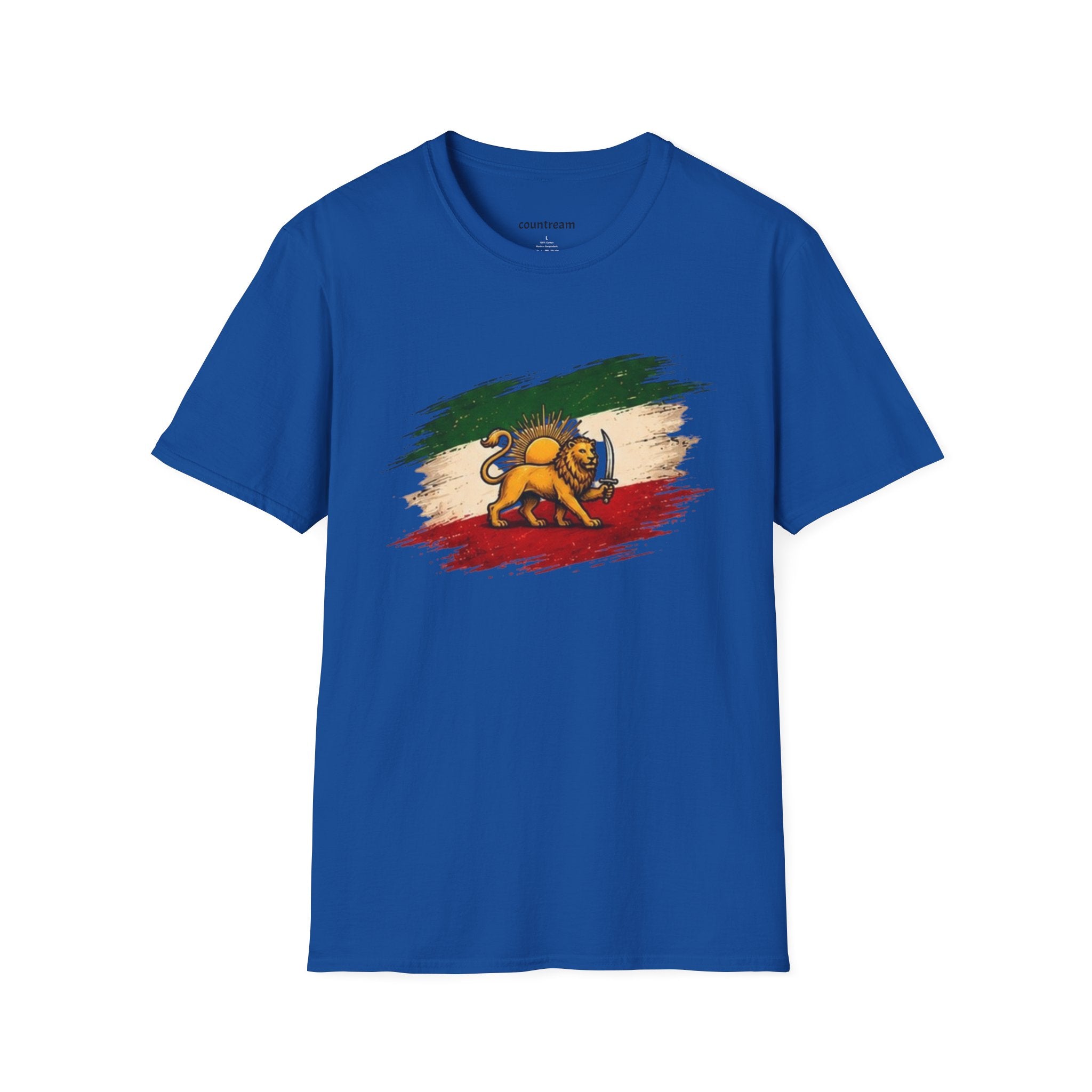 Lion of Judah Flag T-Shirt — Rastafarian Ethiopian Heritage Tee