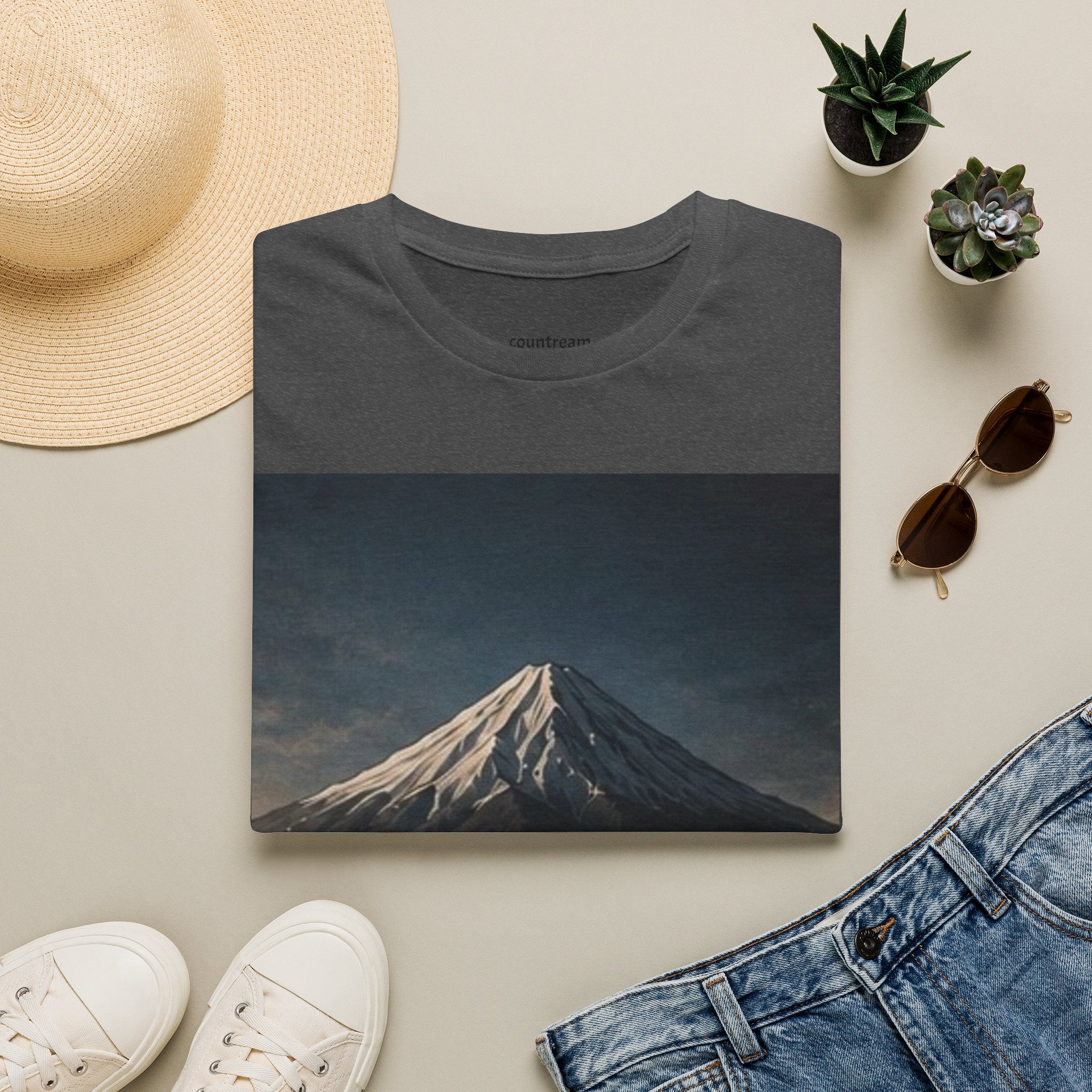 Mountain Landscape T‑Shirt — '8-9 January' Scenic Print
