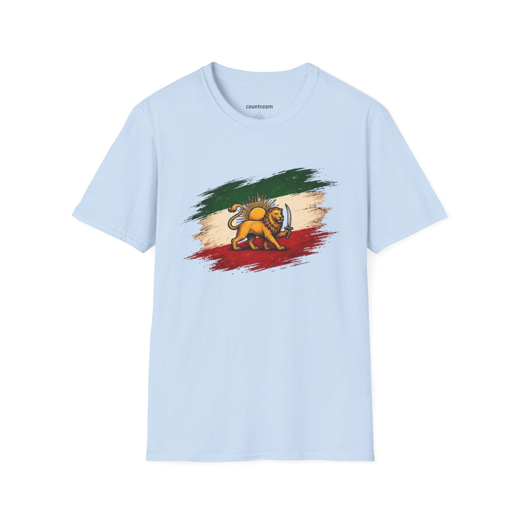Lion of Judah Flag T-Shirt — Rastafarian Ethiopian Heritage Tee