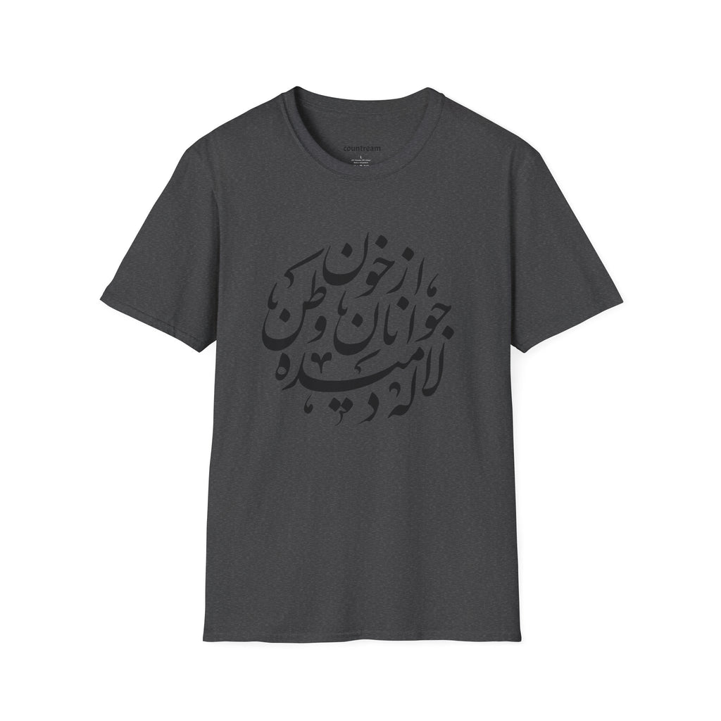 Iran Lion Flag T-Shirt — Vintage Persian Lion & Sun Graphic Tee