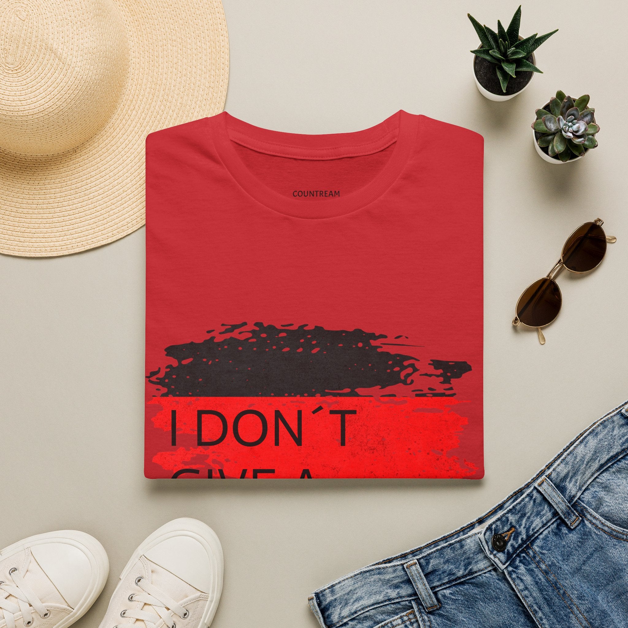 T‑Shirt — "I Don’t Give a Schnitzel" German Flag Graphic Tee