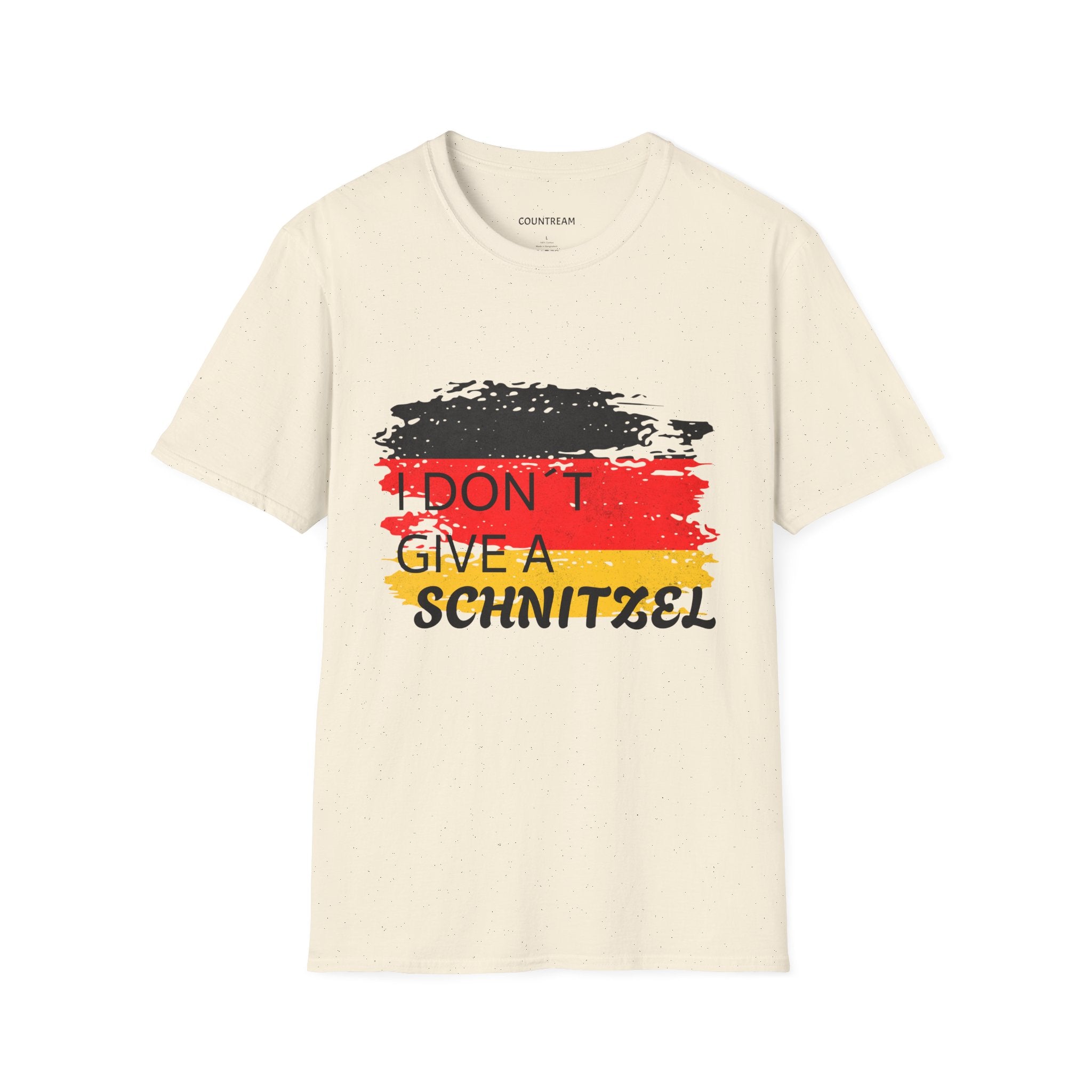T‑Shirt — "I Don’t Give a Schnitzel" German Flag Graphic Tee