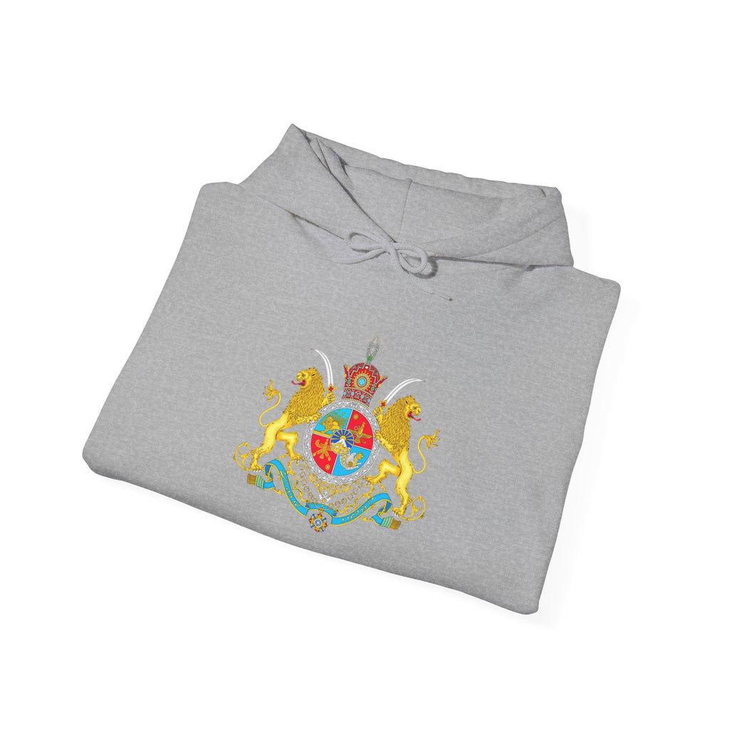 Persian Crest Hoodie – Iran Map & Lion Emblem Pullover