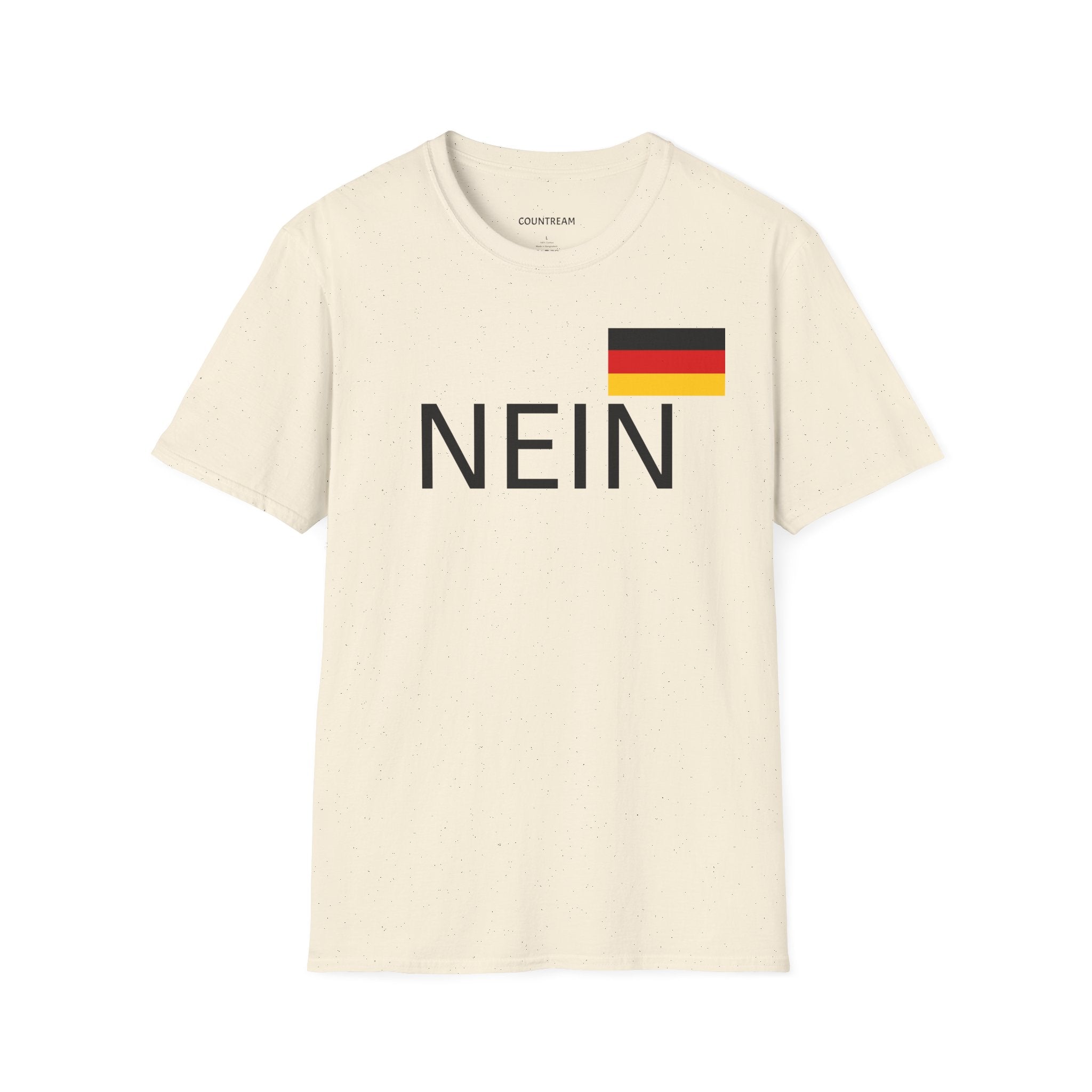 Nein T-Shirt with German Flag — Funny German Word Tee