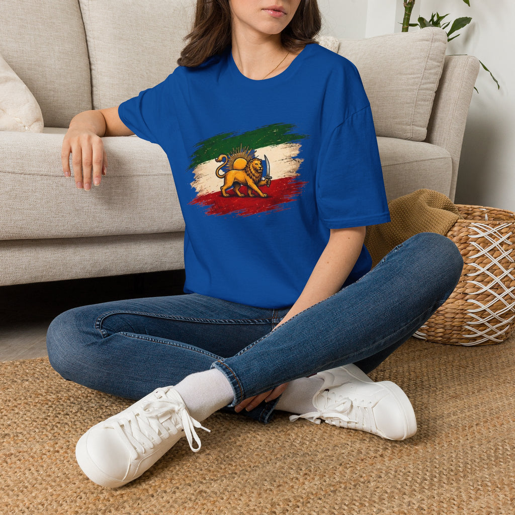 Lion of Judah Flag T-Shirt — Rastafarian Ethiopian Heritage Tee