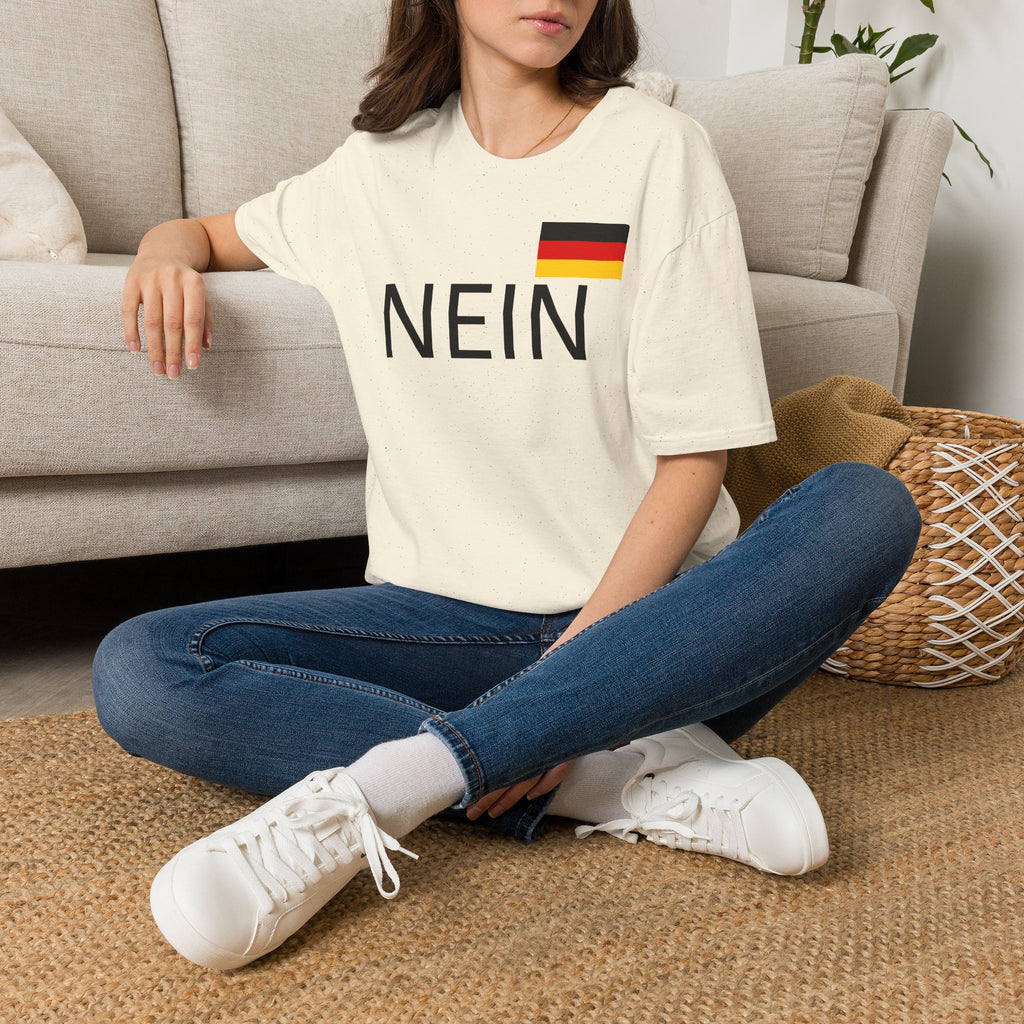 Nein T-Shirt with German Flag — Funny German Word Tee