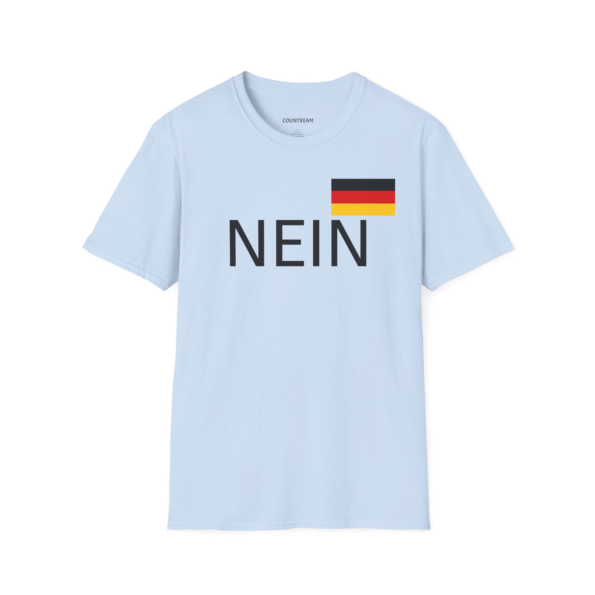Nein T-Shirt with German Flag — Funny German Word Tee