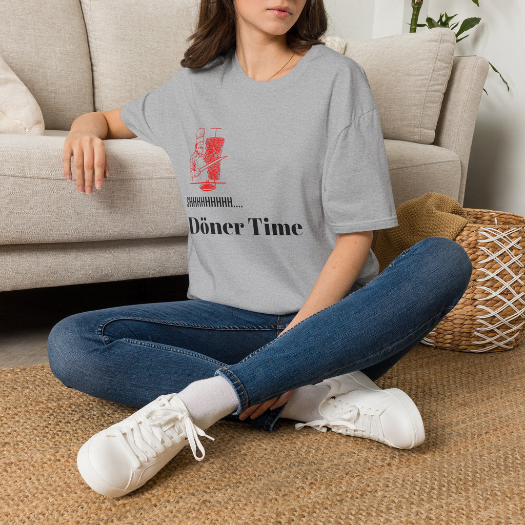 Doner Time T‑Shirt – Funny Shawarma Chef 'Shhhhhhhh...' Graphic Tee