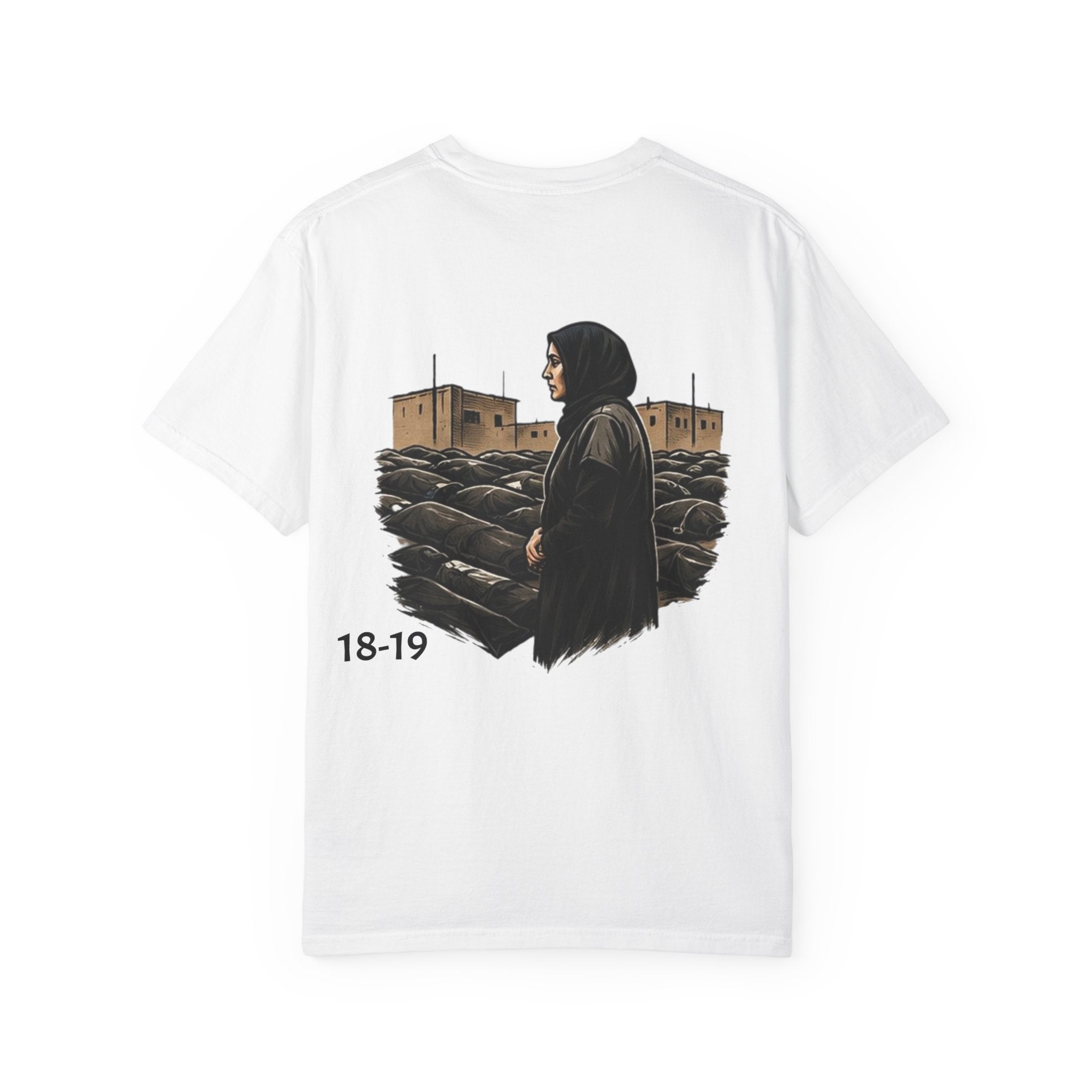 Memorial Candlemap T‑Shirt — Iran Candlelight Vigil 8-9 January / 18-19 Tribute