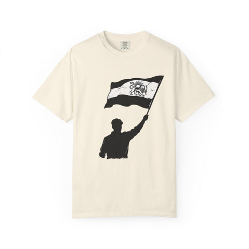 Lion Flag T-Shirt — Persian Lion Emblem Tee