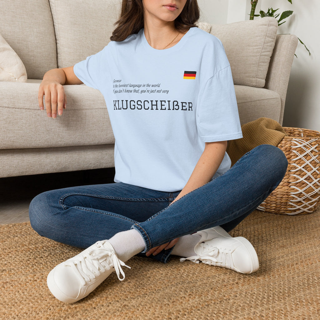 T-Shirt — 'KLUGSCHEIßER' German Flag Graphic Tee