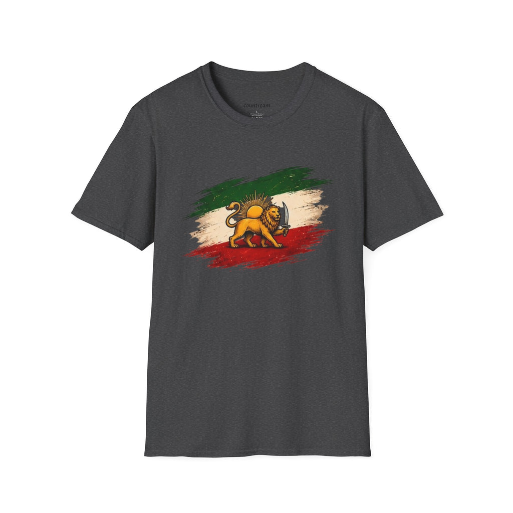 Lion of Judah Flag T-Shirt — Rastafarian Ethiopian Heritage Tee