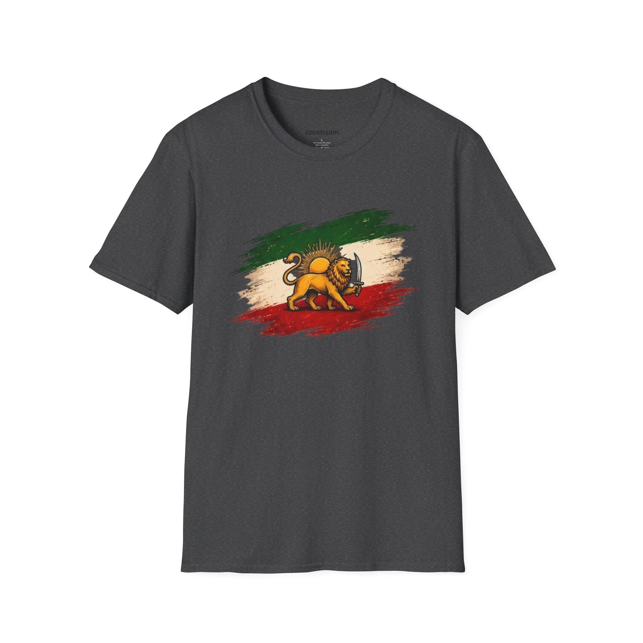 Lion of Judah Flag T-Shirt — Rastafarian Ethiopian Heritage Tee