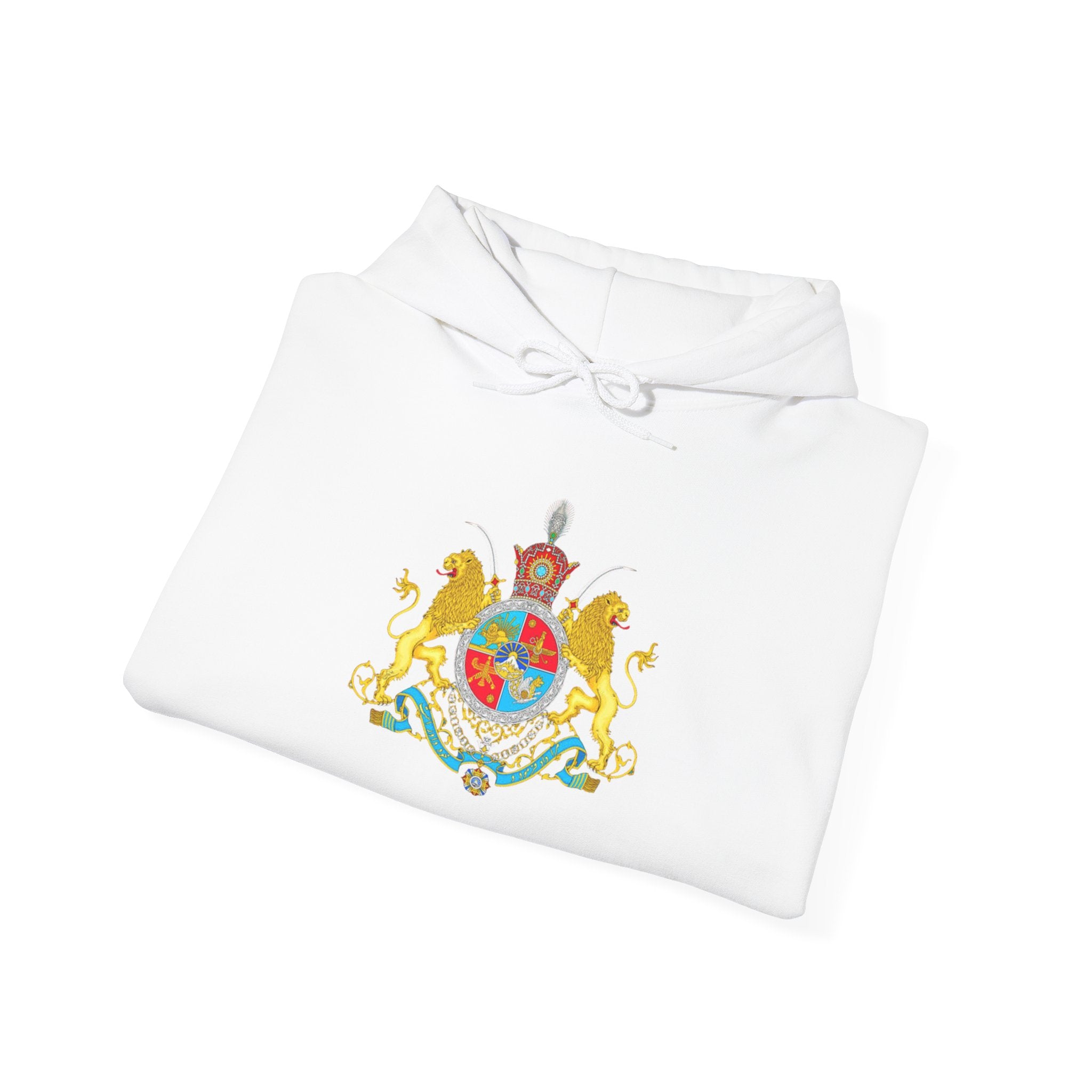 Persian Crest Hoodie – Iran Map & Lion Emblem Pullover