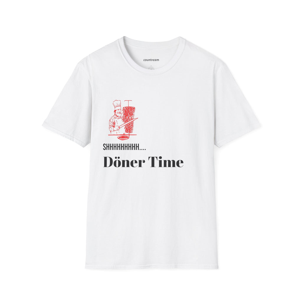 Doner Time T‑Shirt – Funny Shawarma Chef 'Shhhhhhhh...' Graphic Tee