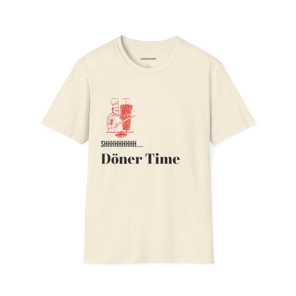 Doner Time T‑Shirt – Funny Shawarma Chef 'Shhhhhhhh...' Graphic Tee