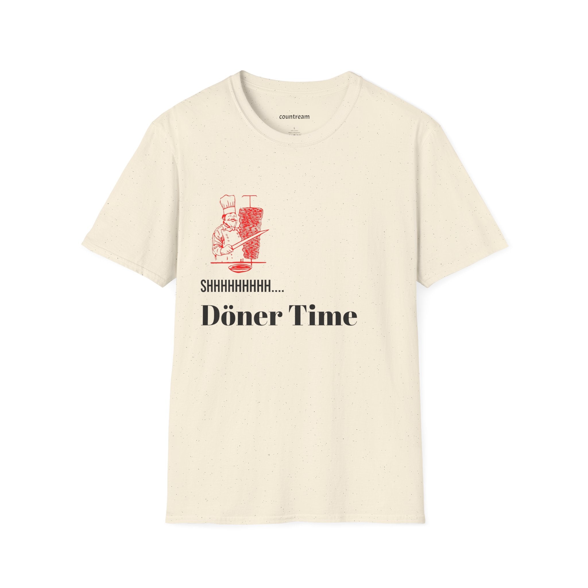 Doner Time T‑Shirt – Funny Shawarma Chef 'Shhhhhhhh...' Graphic Tee