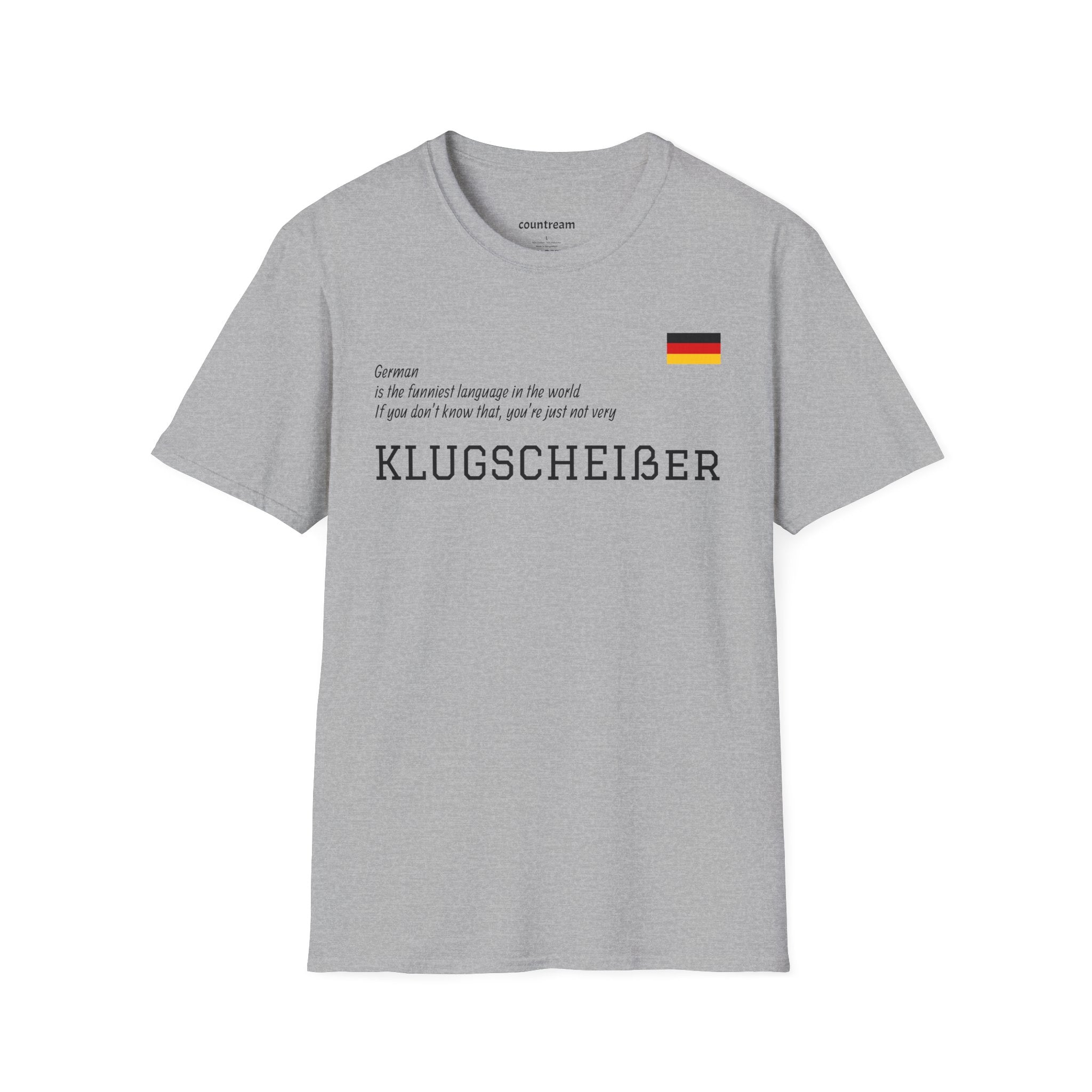 T-Shirt — 'KLUGSCHEIßER' German Flag Graphic Tee
